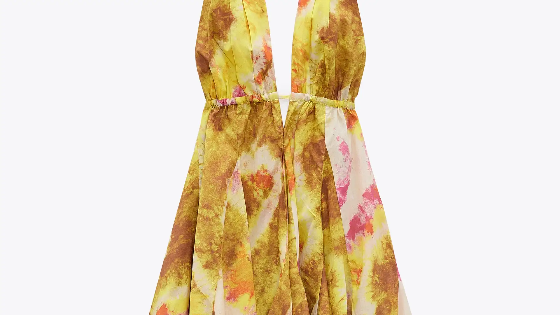 Vestido corto estampado