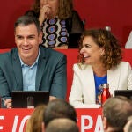 Pedro Sánchez, en la Ejecutiva del PSOE en Ferraz
