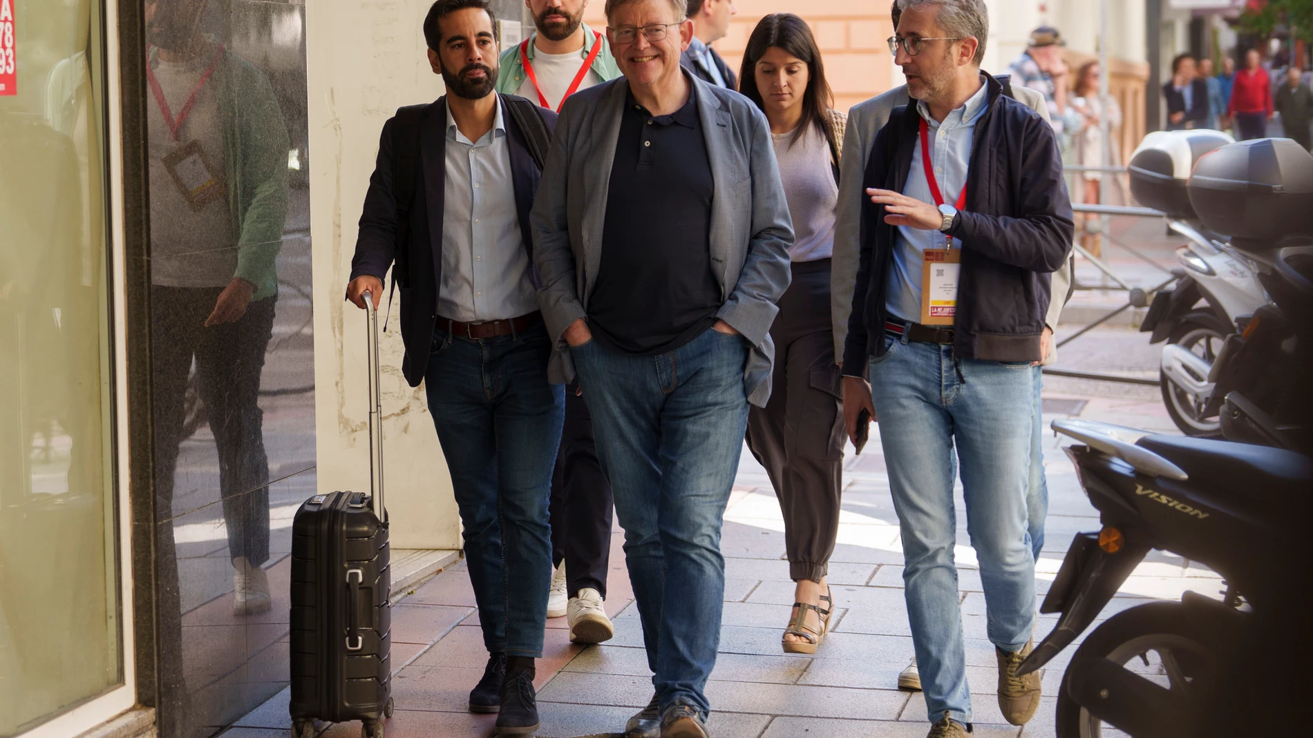 Llegada a la Ejecutiva del PSOE en Ferraz