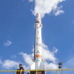 Imágenes del cohete privado europeo, MIURA 1, en la Instalaciones del INTA en Arenosillo (Mazagón), a 11 de marzo de 2023 en Huelva (Andalucía, España)