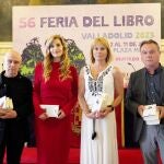Gabriel Albiac, Mar Sancho, Pilar Alonso y Javier Jiménez en la presentación de los diarios