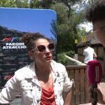 Cristina Medina en el Parque de Atracciones