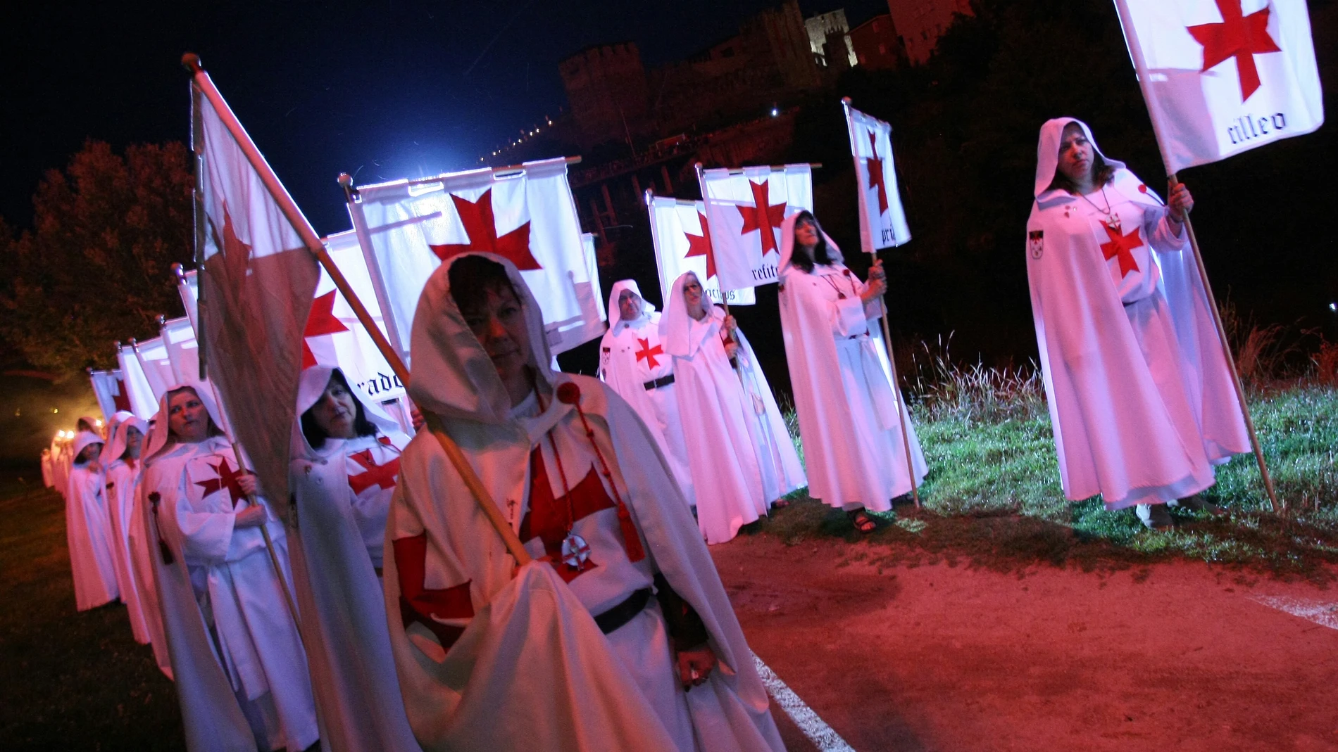 Noche Templaria por las calles de Ponferrada