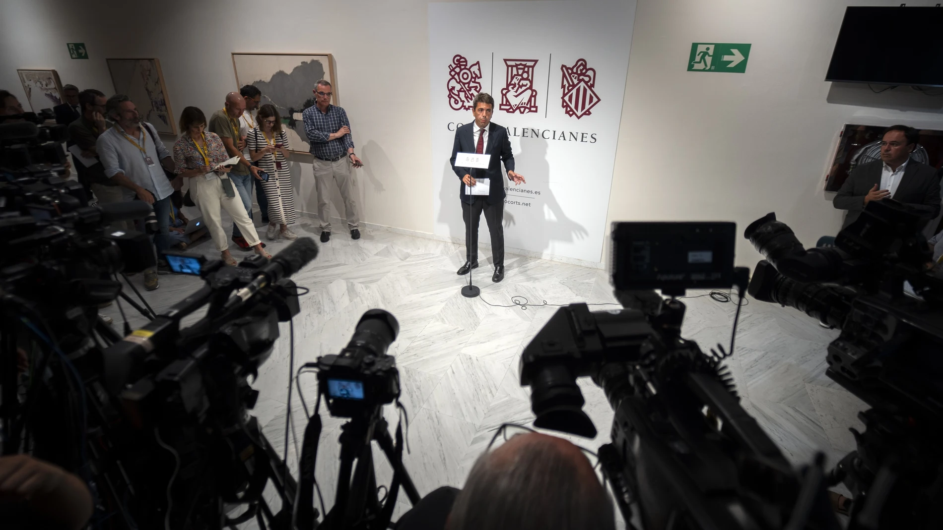 Carlos Mazón atiende en rueda de prensa JORGE GIL - EUROPA PRESS 13/06/2023