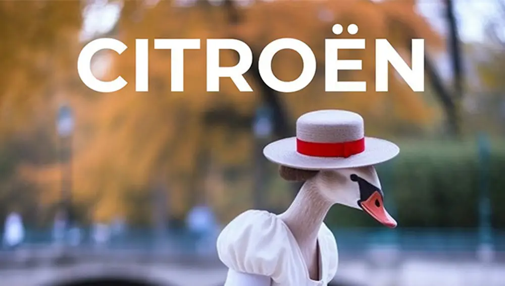Cisne Citroën. 