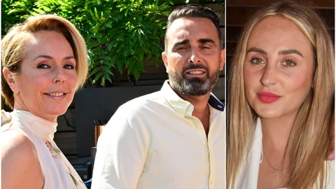 Rocío Flores, Rocío Carrasco y Fidel Albiac en un montaje