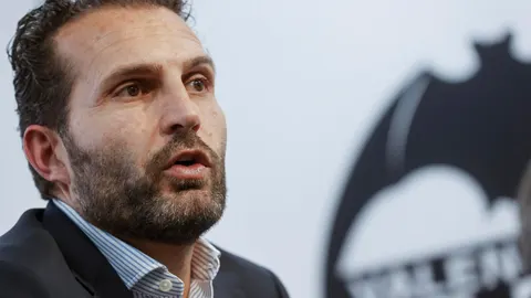 Rubén Baraja, entrenador del Valencia