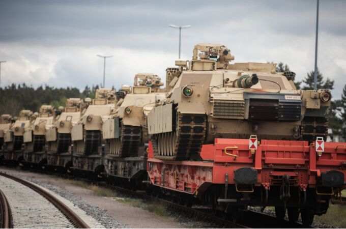 Tanques Abrams de EEUU