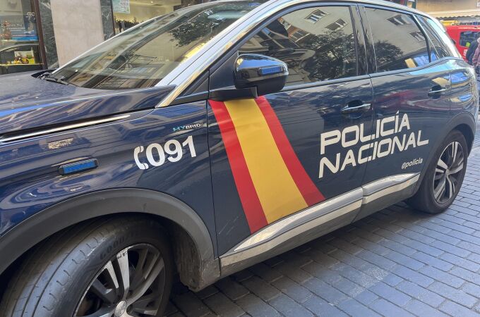 Un coche patrulla de la Policía Nacional