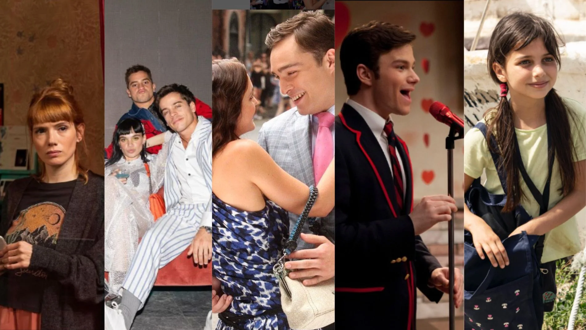 Novedades como 'Valeria', 'Heridas' o 'Élite' o series más antiguas como 'Glee' y 'Gossip Girl'
