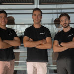 Fernando Dávila, Pablo Valverde y Joshua Cleveland, fundadores de Crowmie 