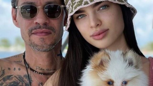 Marc Anthony y Nadia Ferreira