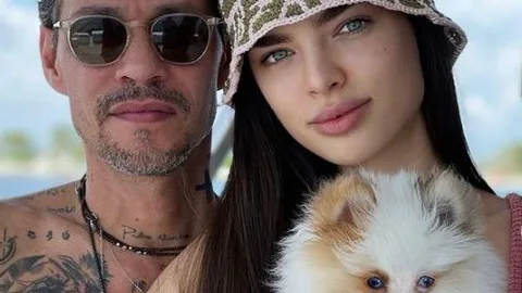 Marc Anthony y Nadia Ferreira
