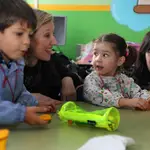 La consejera Isabel Blanco visita un centro escolar de Palencia