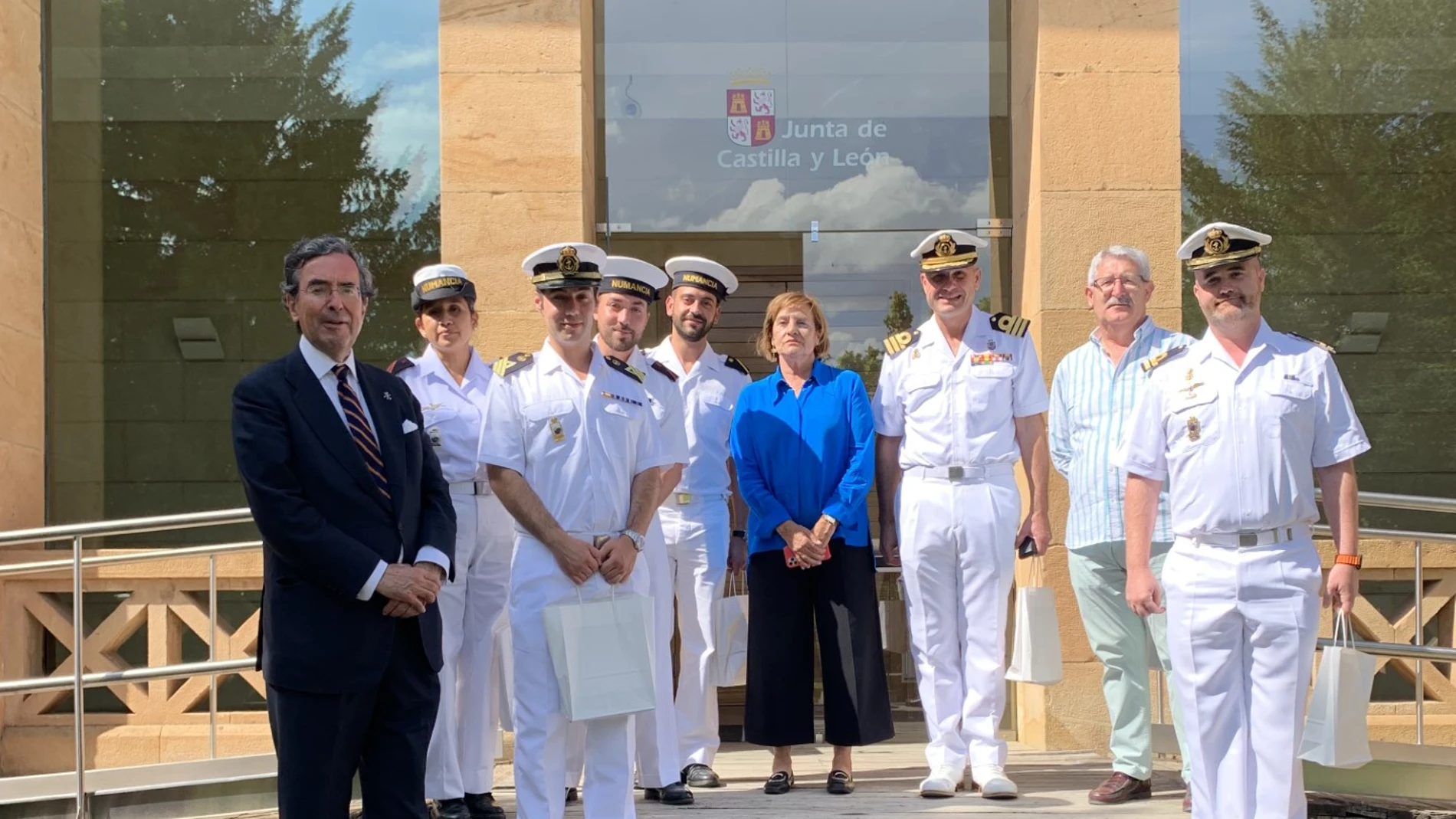 Visita de la Armada a Numancia y Soria