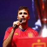 Spain Team celebration in Madrid - UEFA Nations League