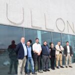 Fernando Saldaña, director de Recursos Humanos de Galletas Gullón; Roberto Calvo, responsable de PRL de Gullón; Alfredo Alegre, jefe de PRL de Gullón; Javier Cassini, auditor jefe de Prevycontrol; Inmaculada Martínez, responsable de PRL en VIDA; Francisco Javier Pintor, auditor de Prevycontrol; y Paco Hevia, director Corporativo de Galletas Gullón