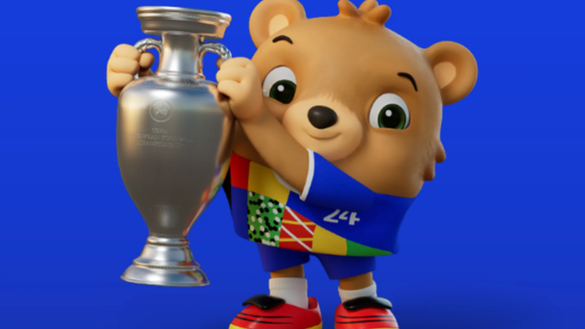 Un oso sin nombre, así es la nueva mascota de la Eurocopa 2024