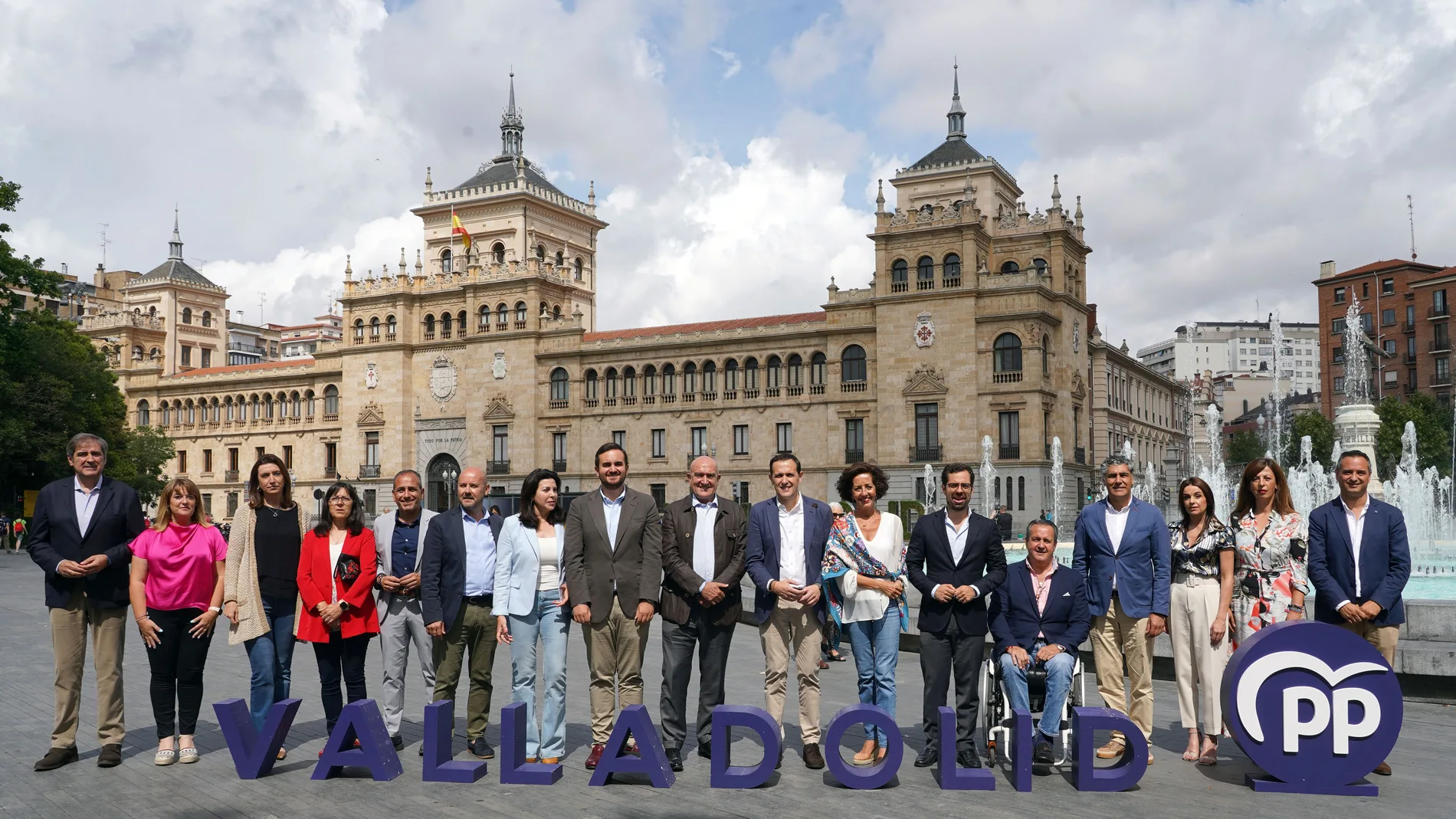Presentación de la lista de candidatos del PP al Congreso y al Senado por Valladolid