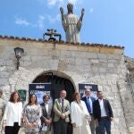 El director general de Turismo, Ángel González; el director de Naturcyl, Carlos Sánchez; la alcaldesa de Palencia, Miriam Andrés; o la presidenta de la Diputación de Palencia en funciones, Ángeles Armisén, en la presentación de la VI edición de la Feria Ecoturismo de Castilla y León (Naturcyl) en la ermita del Cristo del Otero