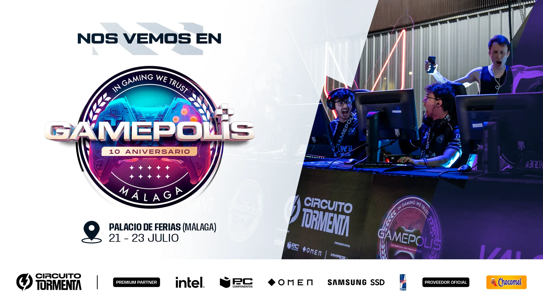 El Circuito Tormenta cierra su temporada con Rayos y centellas en Gamepolis