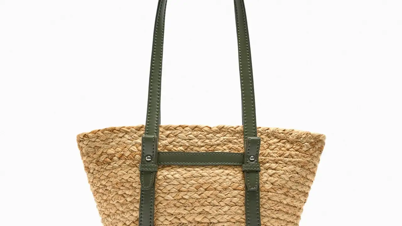 Bolso shopper yute midi