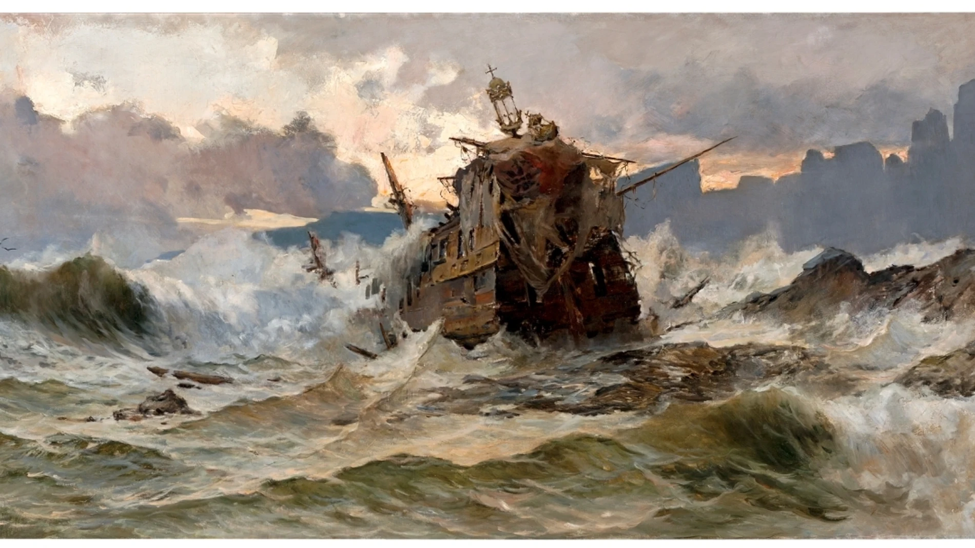 'Destrucción de la Armada Invencible', de José Gartner de la Peña (1892)