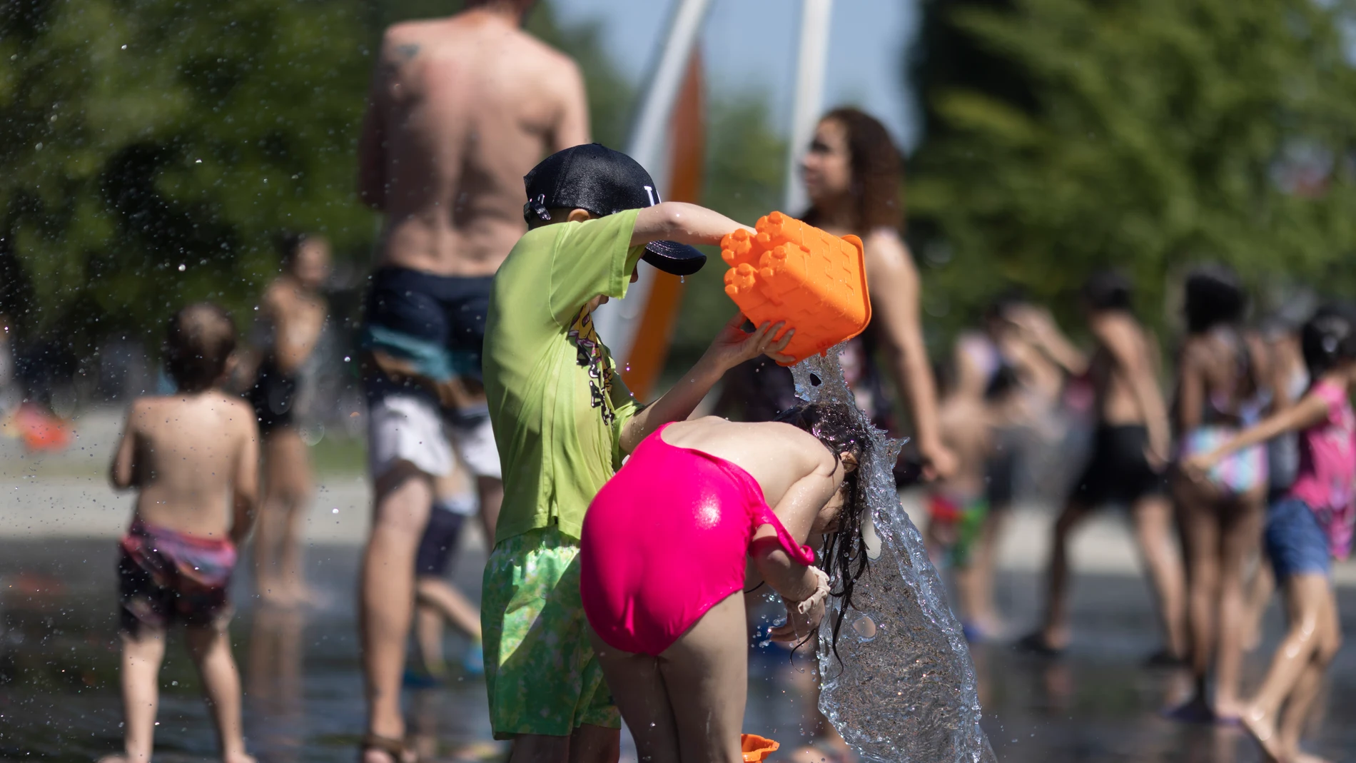 Ola de calor en Madrid