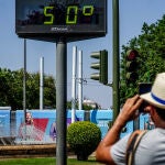 Fuerte ola de calor en Sevilla 