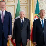 Italian president, king of Spain and president of Portugal in Palermo