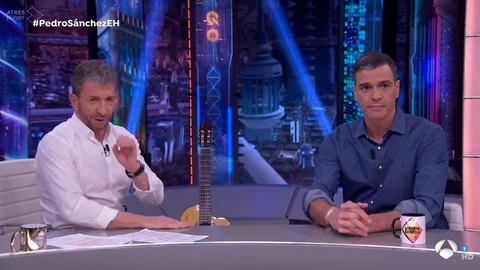 Pedro Sánchez con Pablo Motos en 'El Hormiguero'