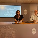 Ana Poquet y Manuel Villar, hoy en la Junta de Gobierno Local del Ayuntamiento de Alicante.