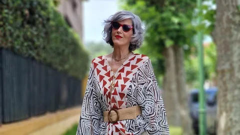 Carmen Gimeno con vestido de Zara.