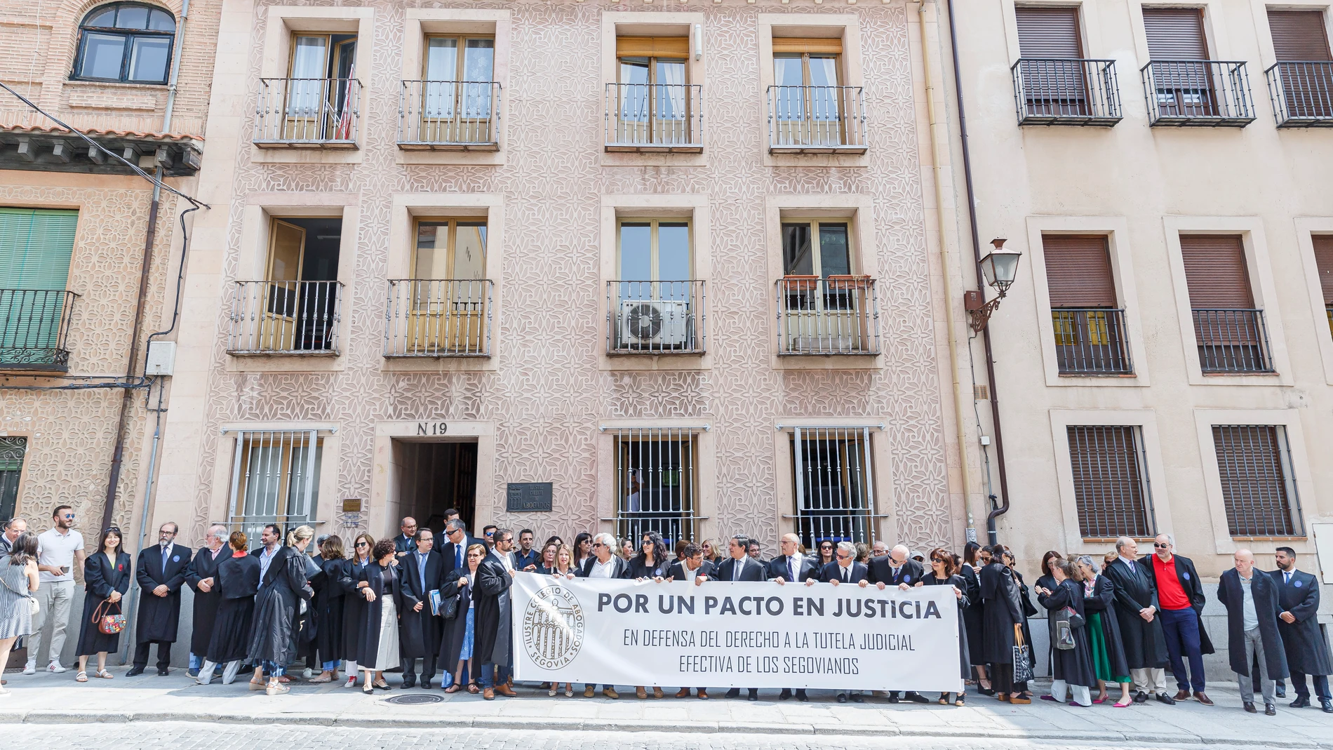 El Colegio de Abogados de Segovia convoca una concentración por la situación de la Justicia y en defensa del derecho a la Tutela Judicial efectiva de los segovianos