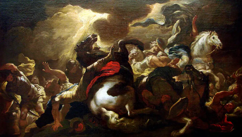 La conversión de san Pablo, de Luca Giordano | Musée des Beaux-Arts de Nancy.