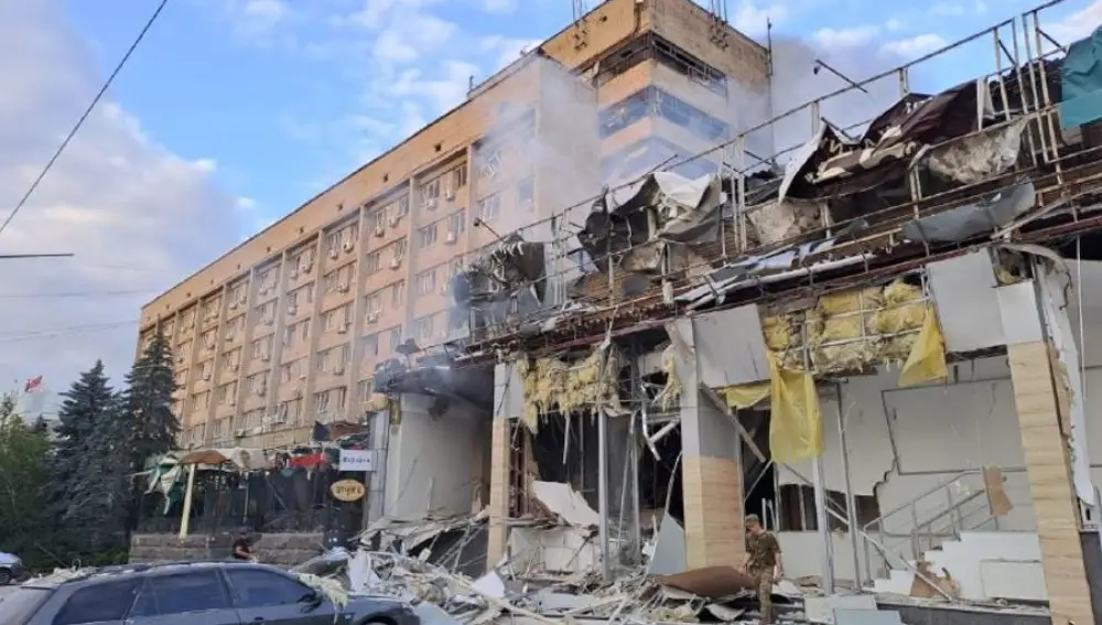 AMP2.- Ucrania.- Ascienden a ocho los muertos tras un bombardeo ruso en Kramatorsk, Donetsk