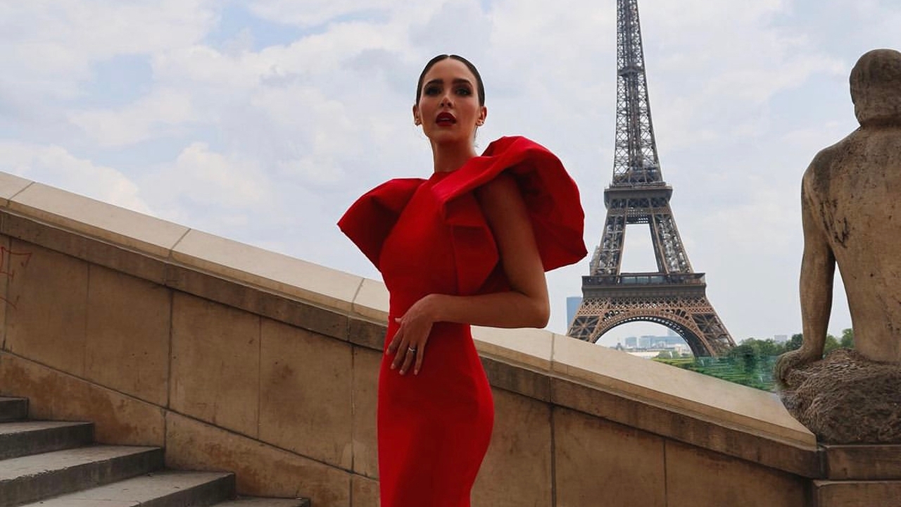 Rocío Osorno has the perfect red guest dress for summer weddings