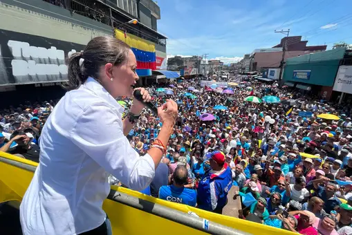 María Corina Machado, líder opositora a Maduro: “Las inhabilitaciones del régimen son basura, y no nos preocupan”