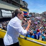 María Corina Machado, líder opositora a Maduro: “Las inhabilitaciones del régimen son basura, y no nos preocupan”