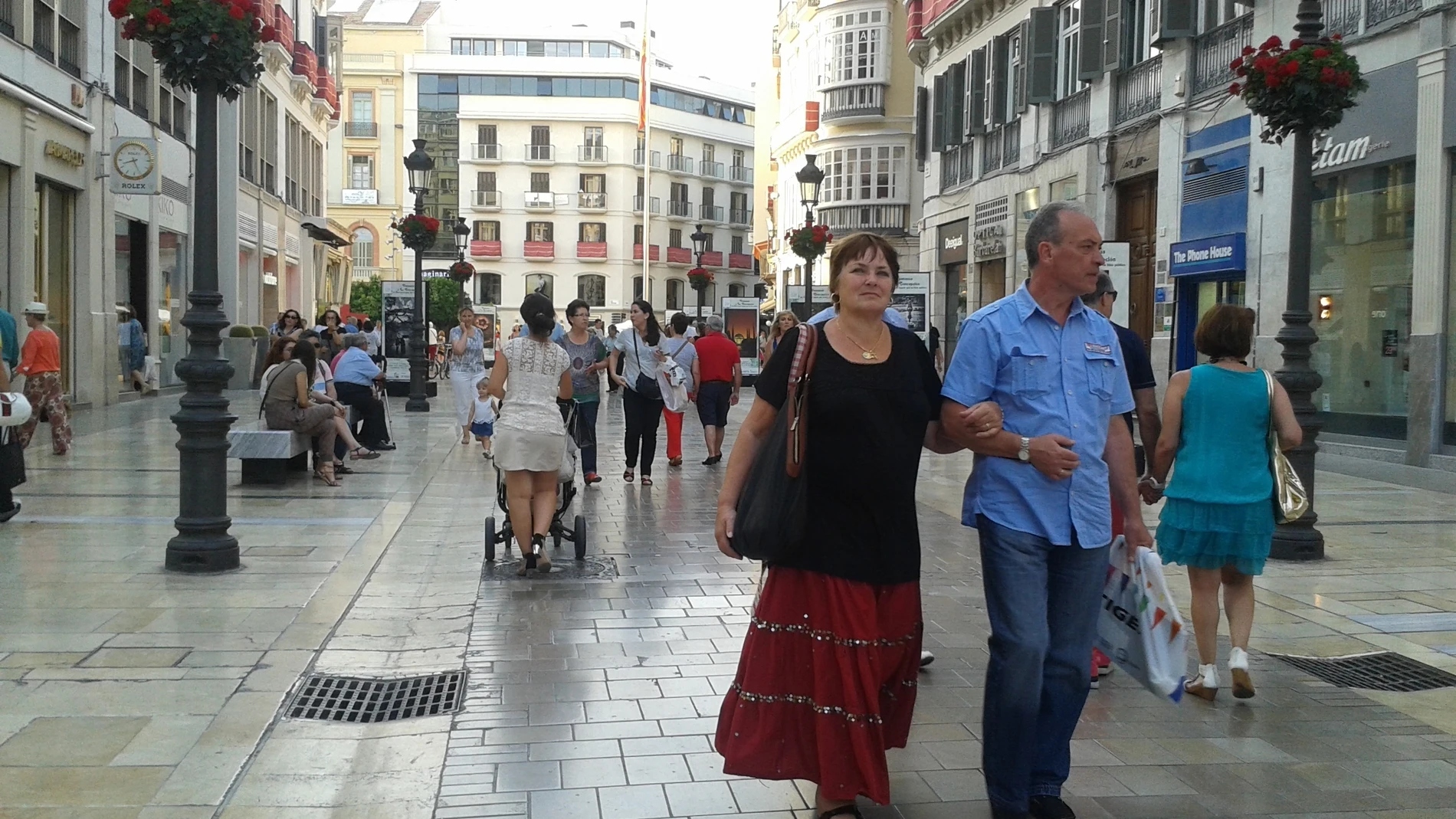 La vivienda se ubicaba en el centro de Málaga