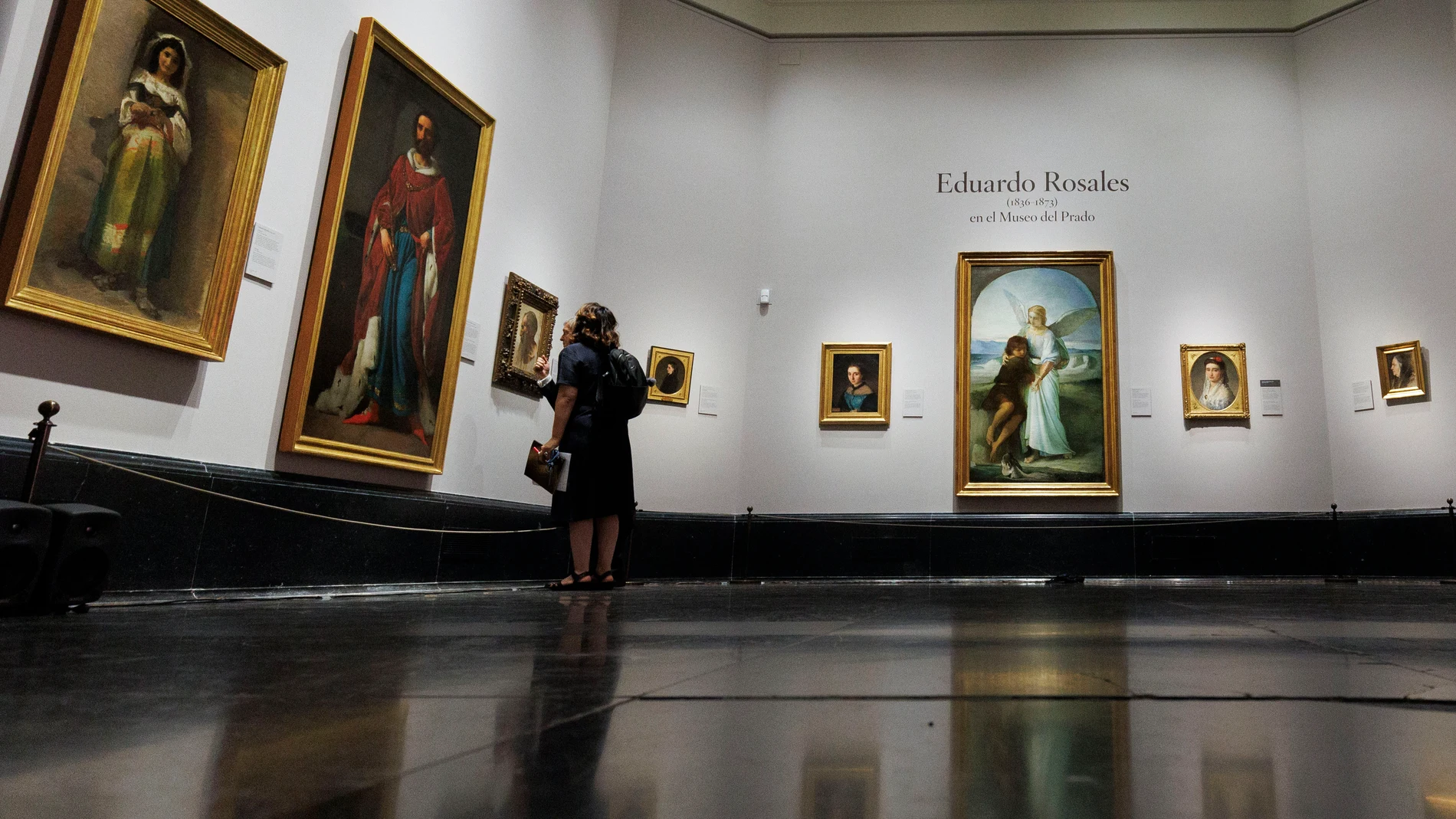 MADRID, 03/07/2023.- El Museo del Prado presenta la exposición dedicada al pintor Eduardo Rosales, este lunes en Madrid. EFE/Sergio Pérez
