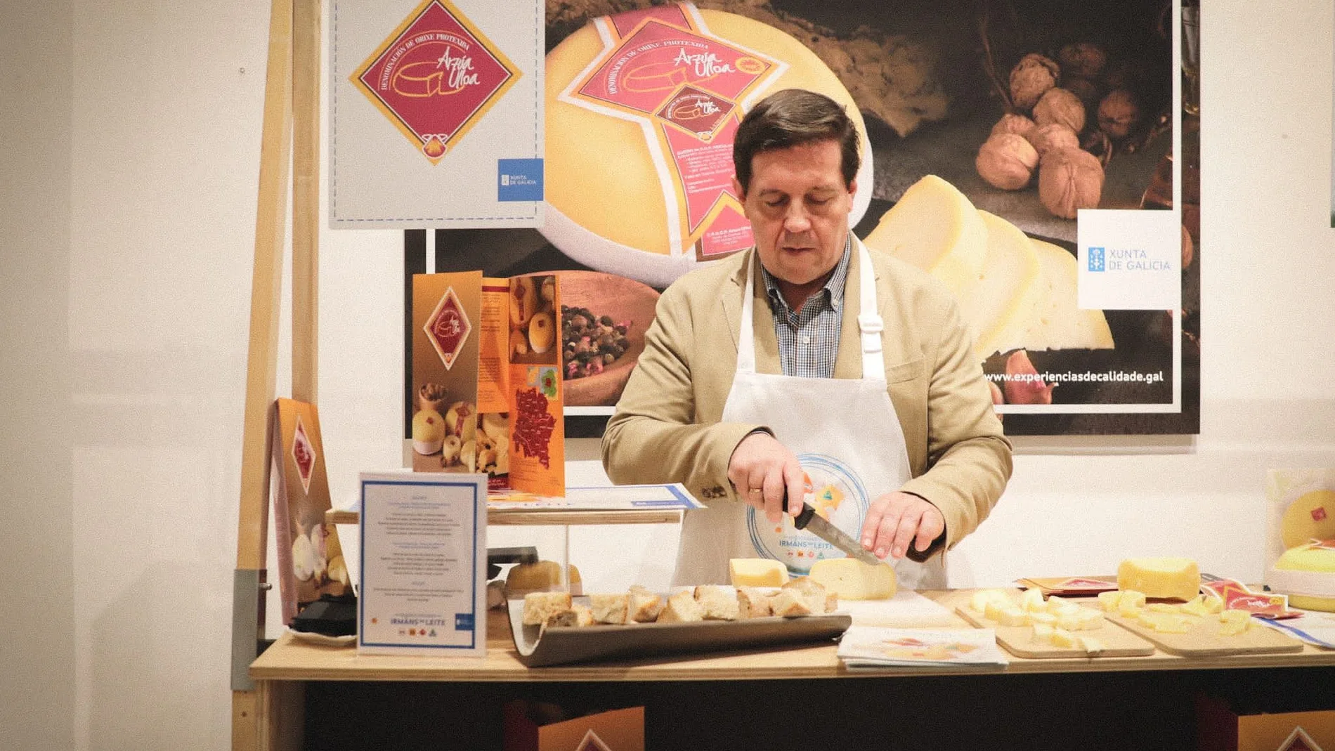 Los quesos gallegos triunfan en Madrid