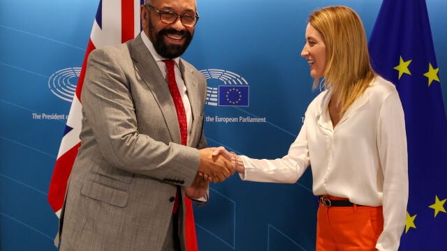 UK Foreign Secretary James Cleverly visits European Parliament