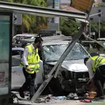 About 7 people injured after car ramming attack in Tel Aviv