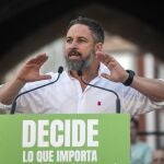 El líder de Vox y candidato a presidir el Gobierno, Santiago Abascal