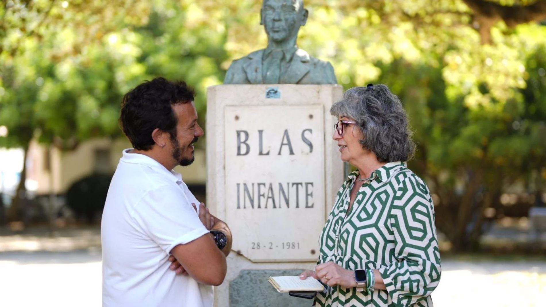 Pilar González y "Kichi", en Cádiz