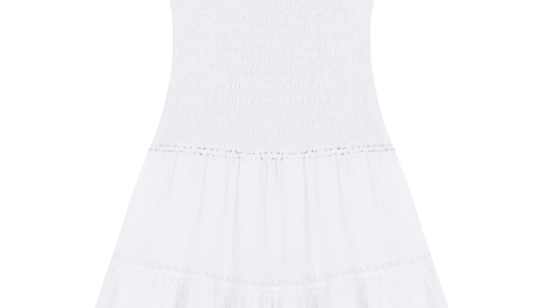 Vestido blanco.