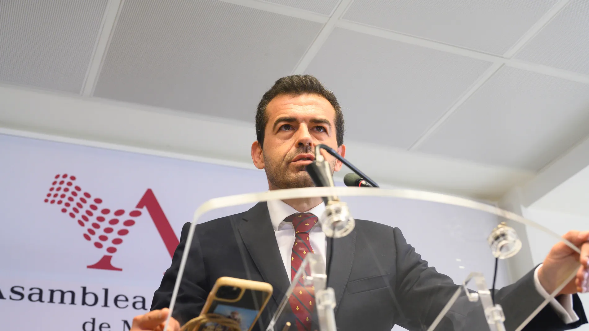 El portavoz adjunto de Vox, Rubén Martínez