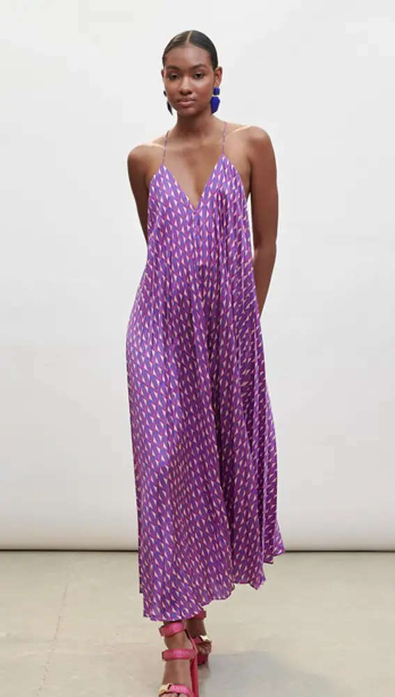 vestido plisado 67 Pleated dress.