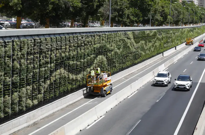 Madrid: cuatrocientos metros de la M-30 ya son «verdes» 
